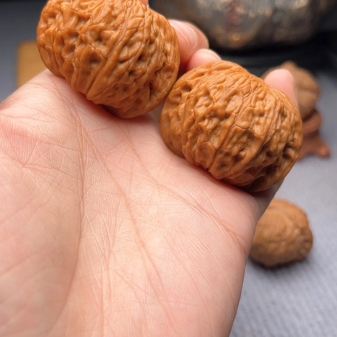 核桃把件易*磨盘43尺全品1500