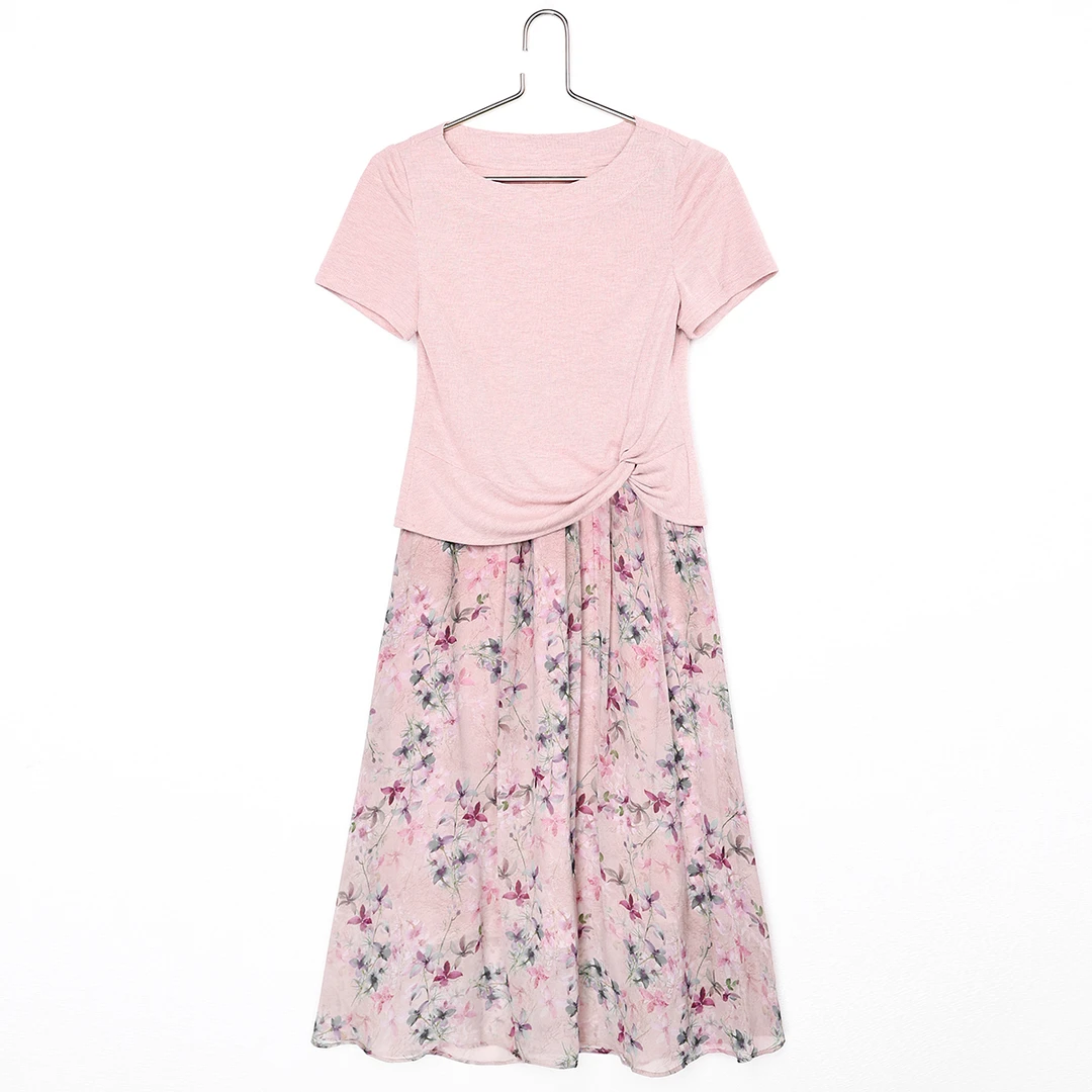 【上衣+裙子】气质舒适简约显瘦套裙两件套女