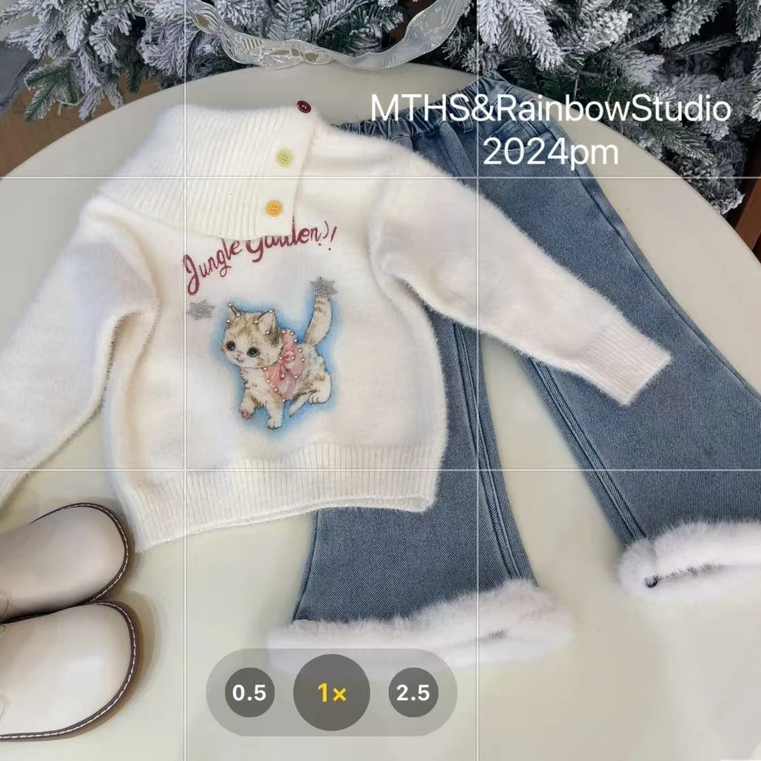 【Rainbow】2024冬款猫咪软糯套装-68280