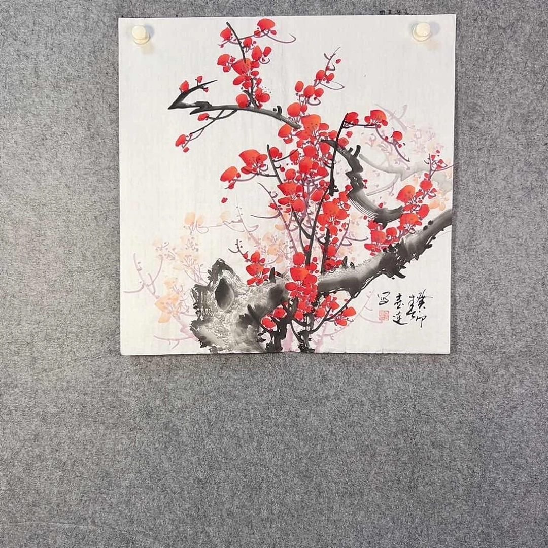 国画842 花鸟在此鸣叫时还要