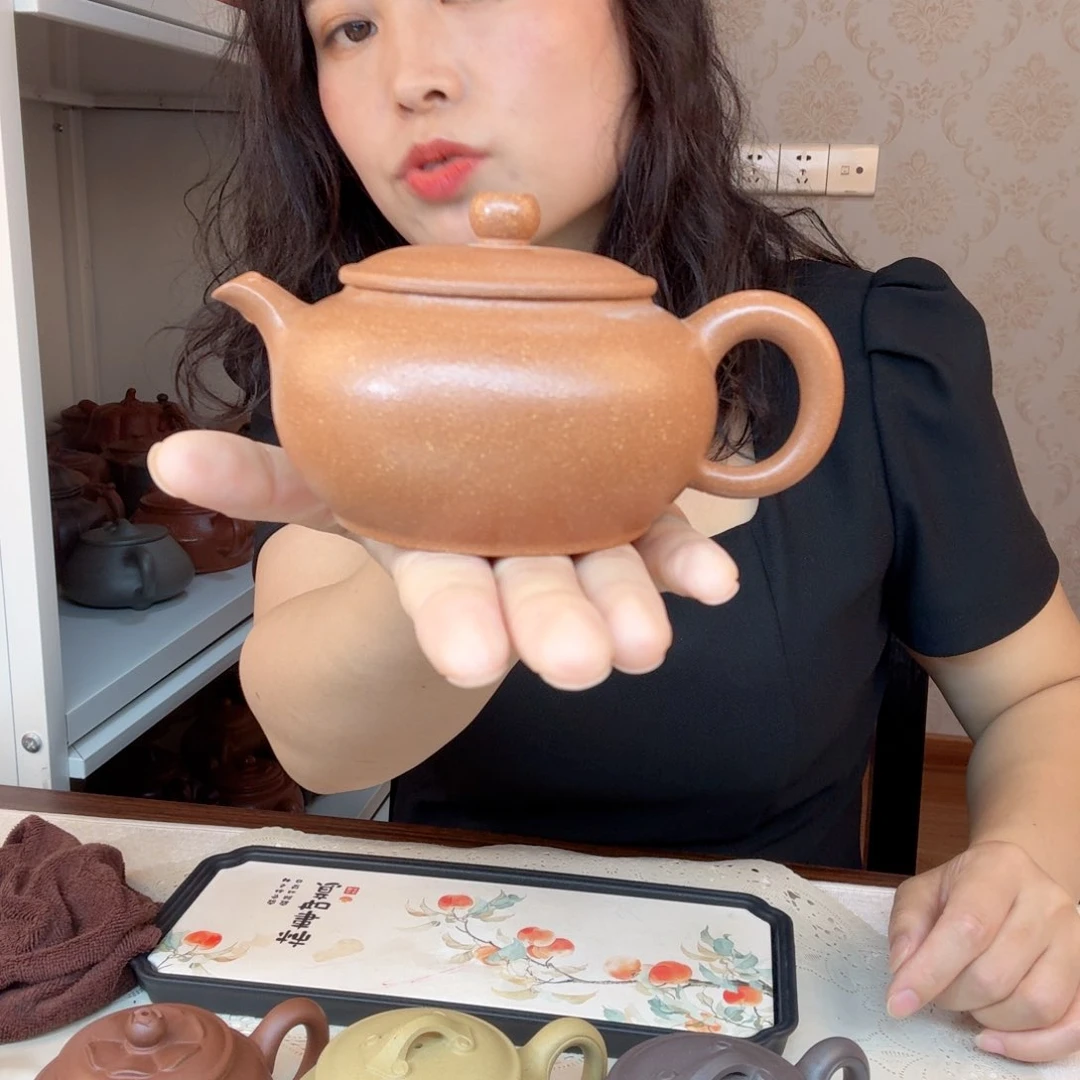 茶壶紫砂金***?精工制作微暇