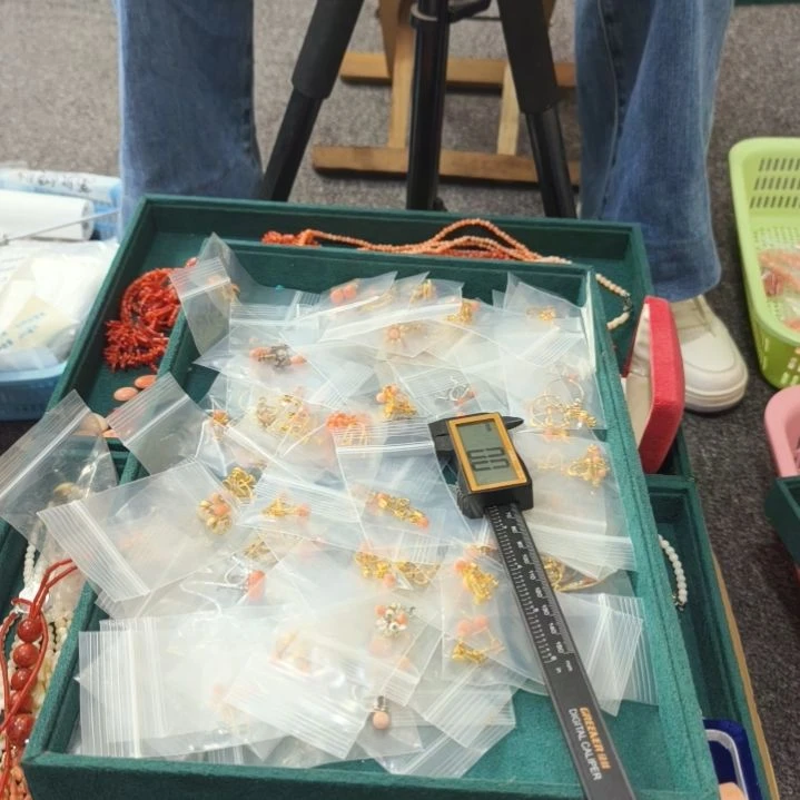 合成碳硅石纯铜中古饰品耳夹耳钉