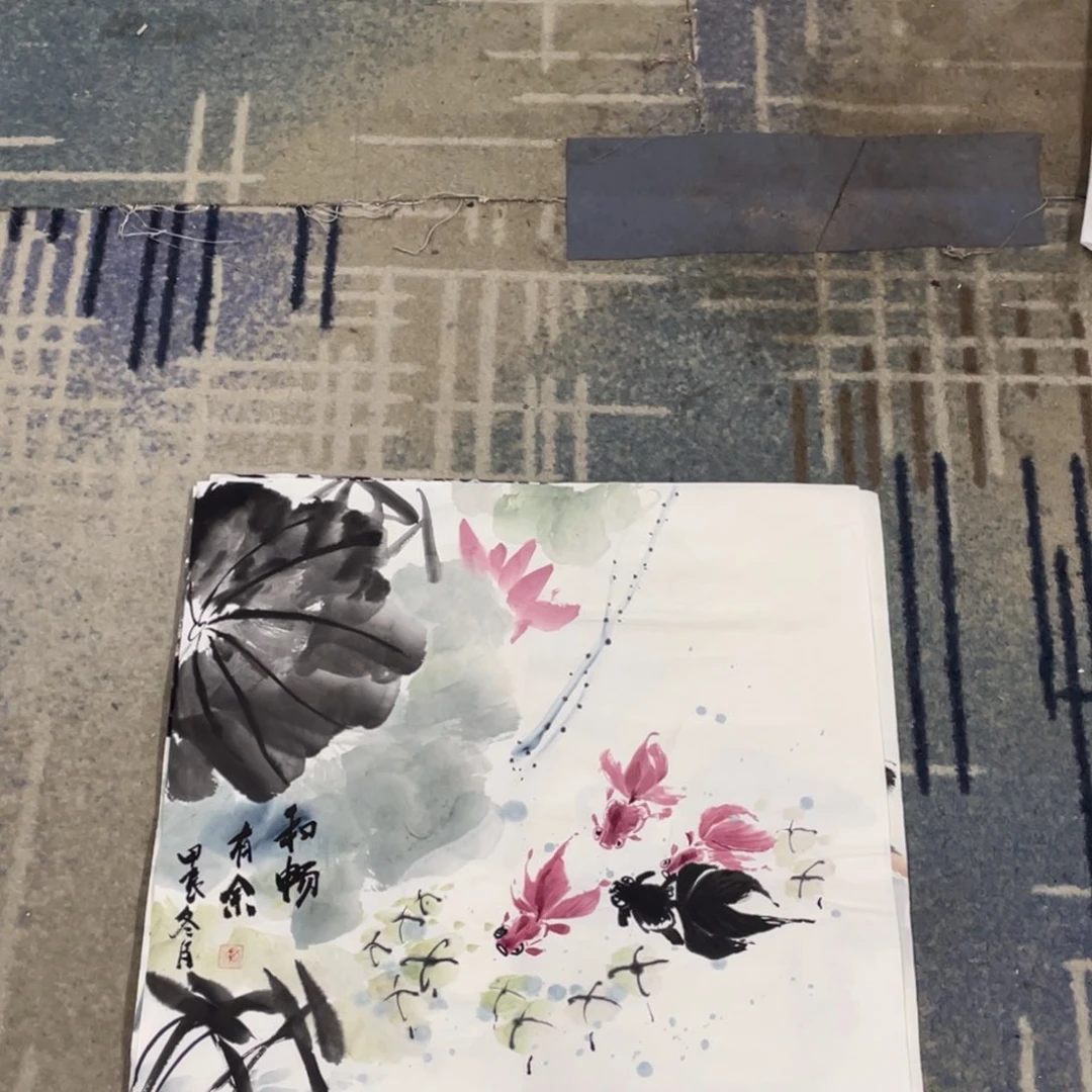 国画芭**屋五十斗方作品花鸟11111