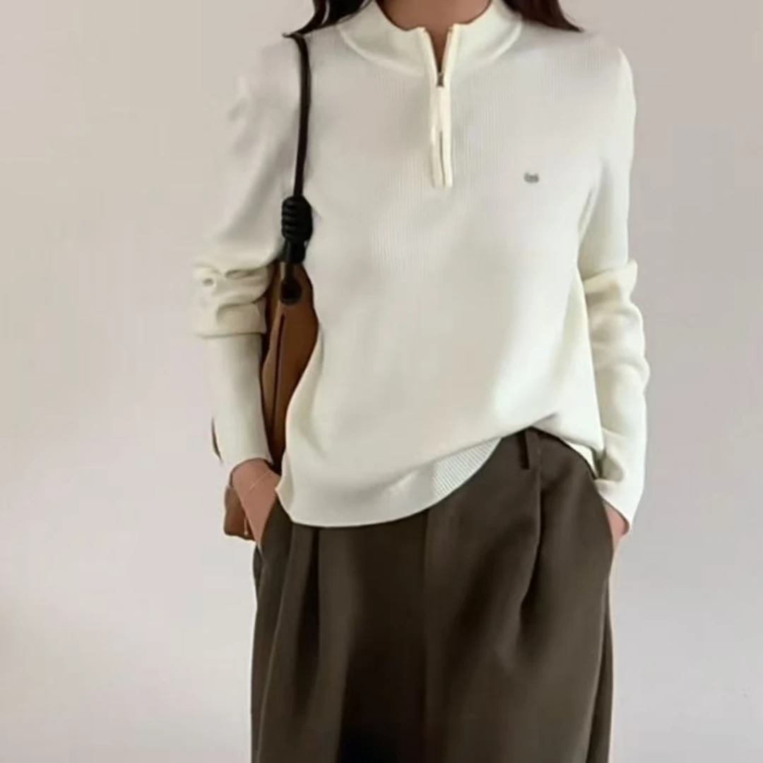 Manmi   半拉链立领加绒套头毛衣  9156（C5↓）