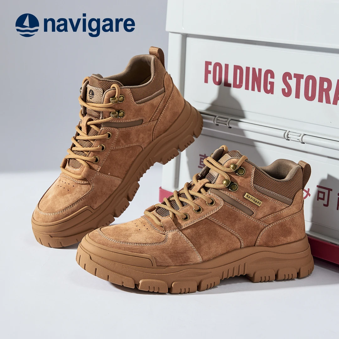 Navigare25年秋季新款男士百搭运动休闲鞋时尚潮流户外男鞋子