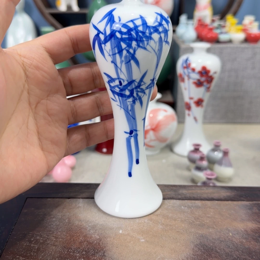 陶瓷手工小花器摆件