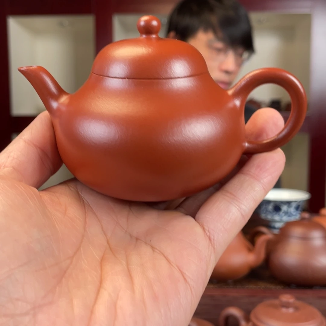 茶壶紫砂小煤窑朱泥全手工150cc