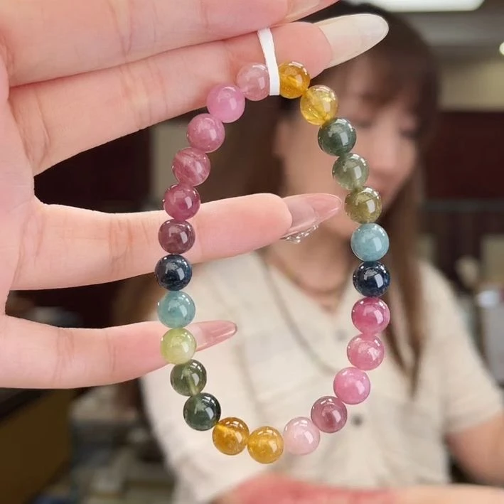 05801811/未镶嵌碧玺7mm+碧玺单圈多样性发货