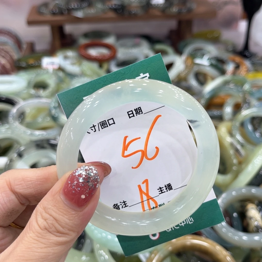 未镶嵌蛇纹石玉手镯手镯