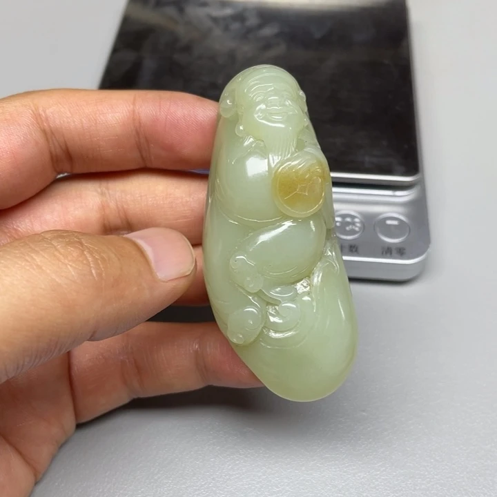 和田玉未镶嵌吊坠(不含链)用****0