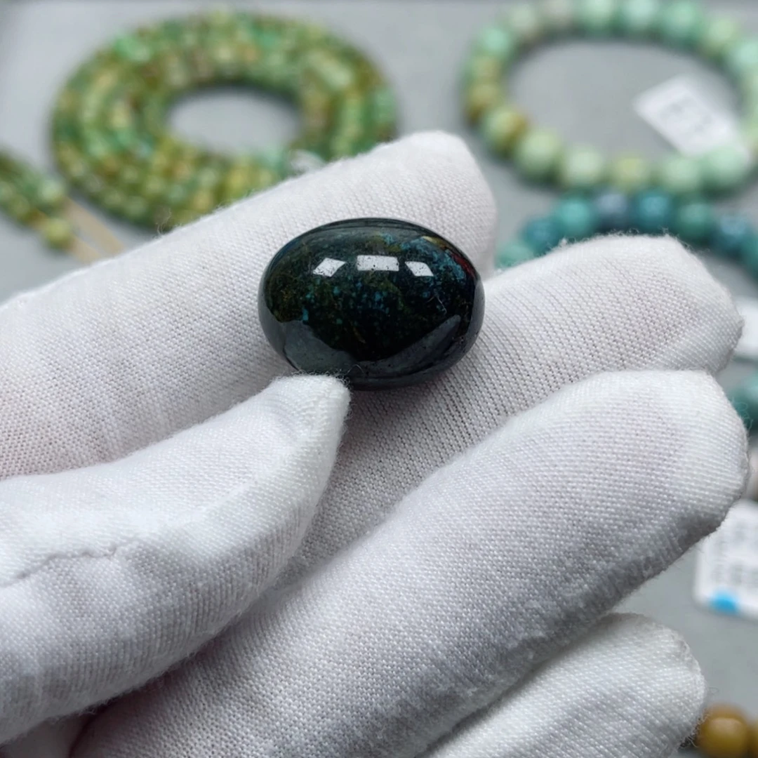 绿松石未镶嵌挂件