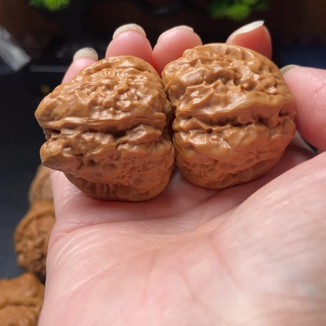 文玩核桃把件蛤蟆头38