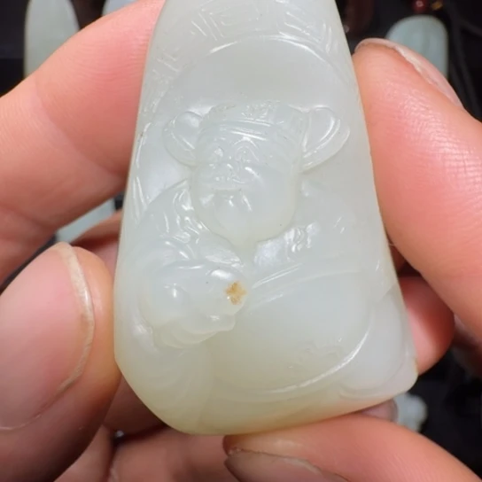 和田玉未镶嵌颈饰王*伟