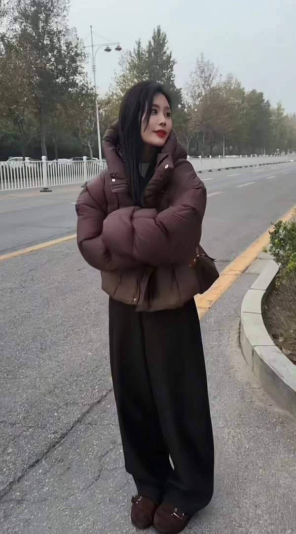 加绒直筒裤 B 9905