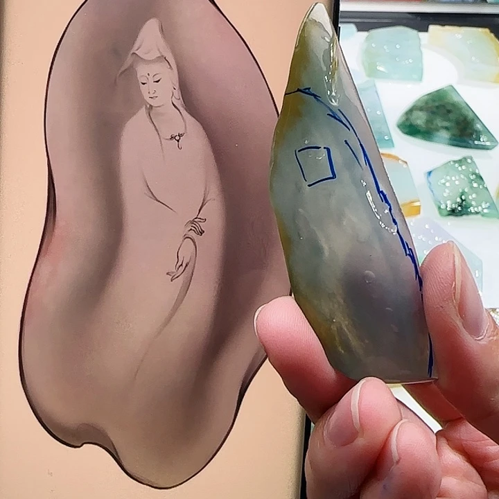 定制翡翠未镶嵌翡翠定制