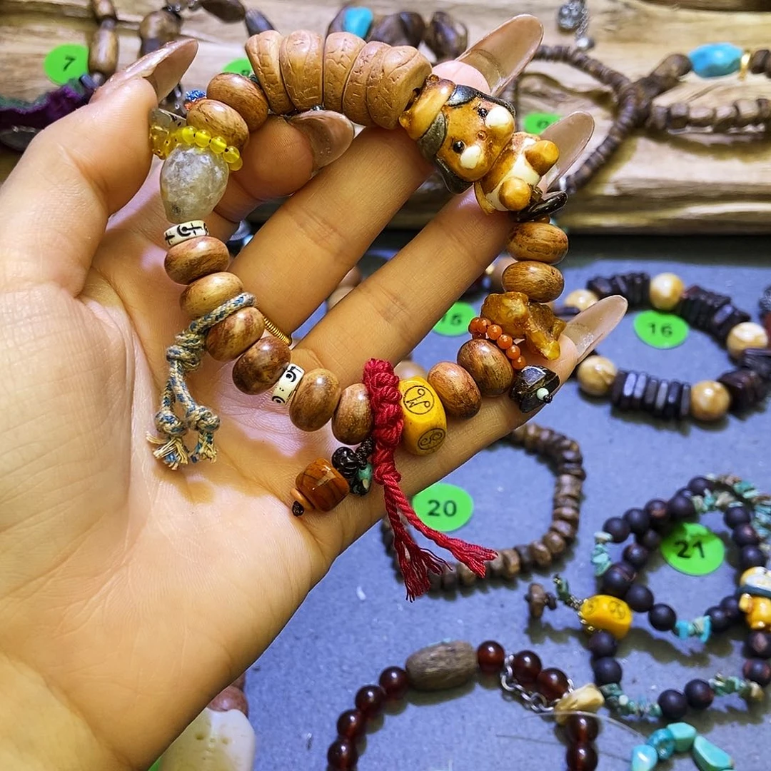 金刚菩提手串徐*蛋金刚小鱼