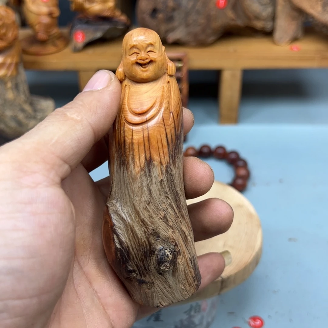 心****木崖柏木摆件手把件