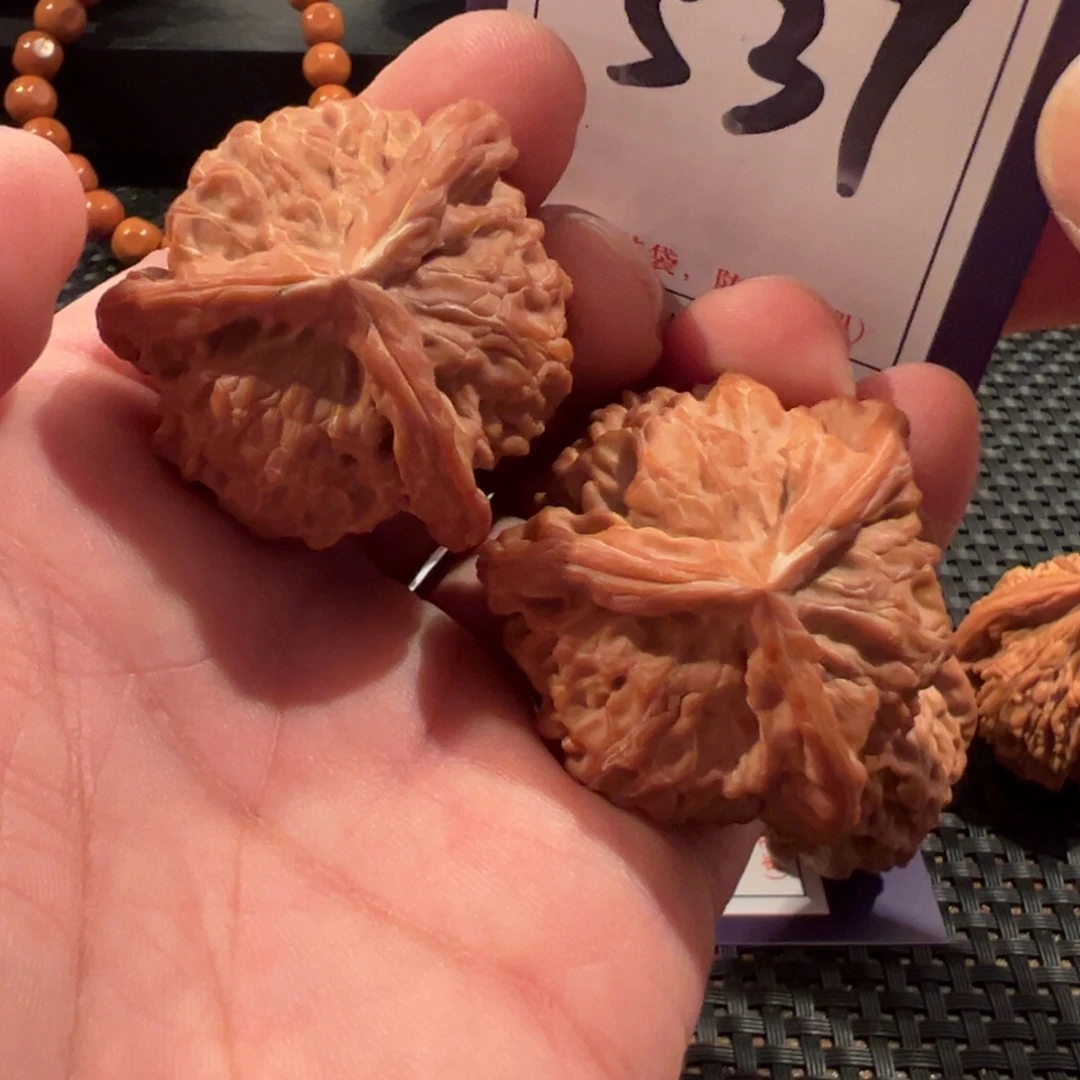 把件文玩核桃全品盘山三棱正奔38尺寸537号