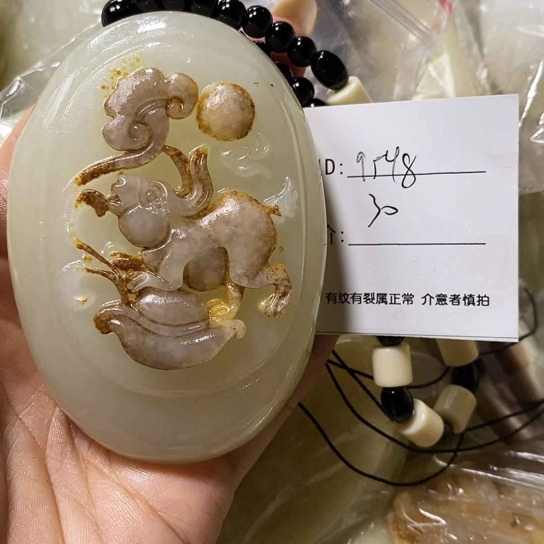 石材用****8古青石手把件