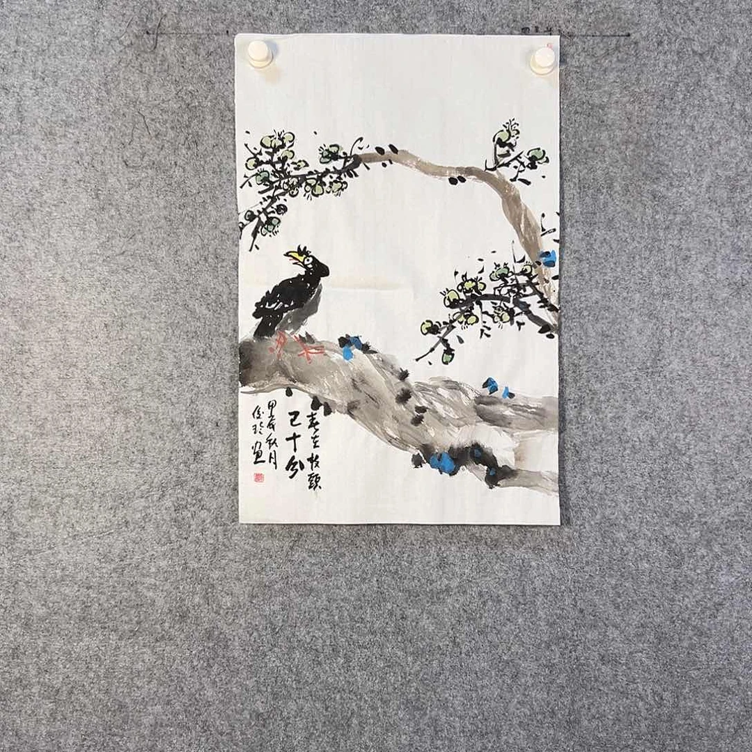 国画388 花鸟在此处飞翔也不太可能