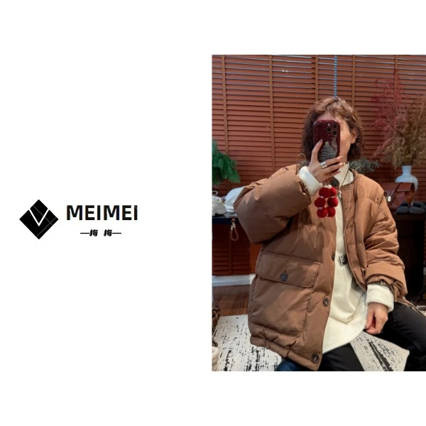 XMM.《TY羽绒服》秋冬新款时尚百搭洋气休闲小众长袖羽绒服-93986