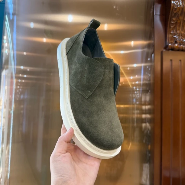 2951春夏新款男款一脚蹬乐福鞋头层牛皮超轻透气舒适时尚百搭款