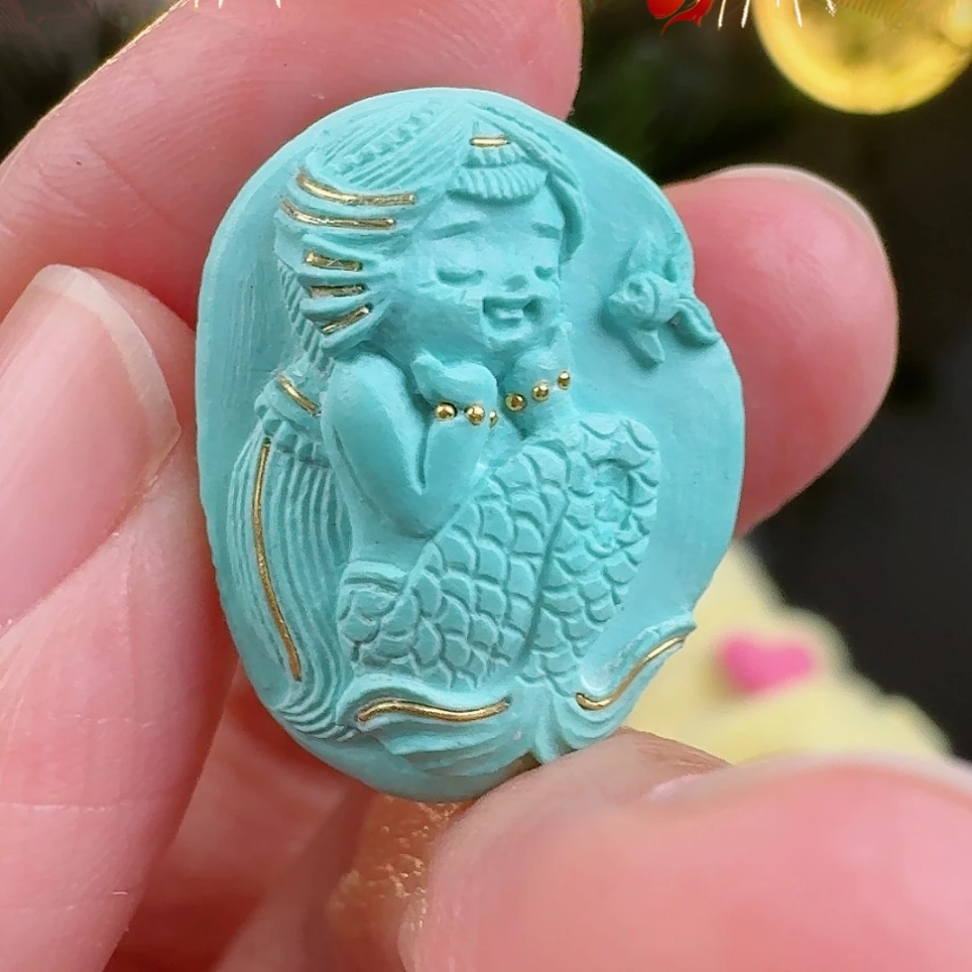 绿松石珠宝奇石未镶嵌