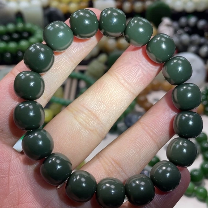 和田玉未镶嵌手串