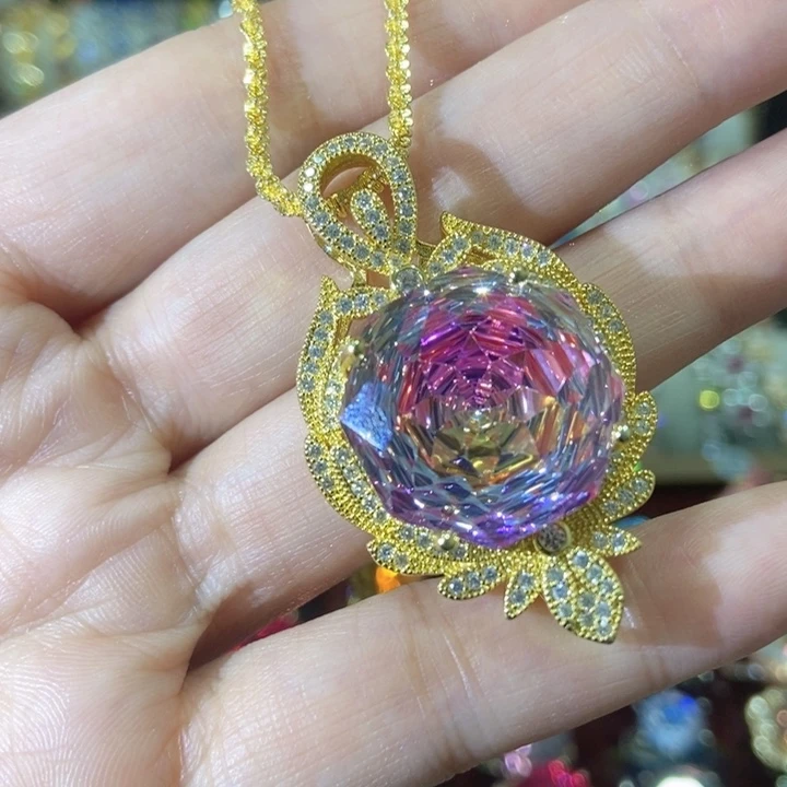 66锆石（处理）吊坠