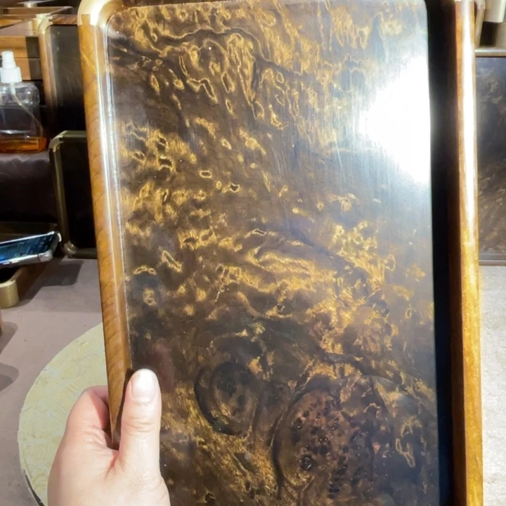 金丝楠礼金丝楠木文盘