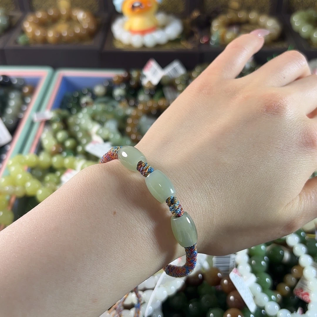 和田玉未镶嵌手链27