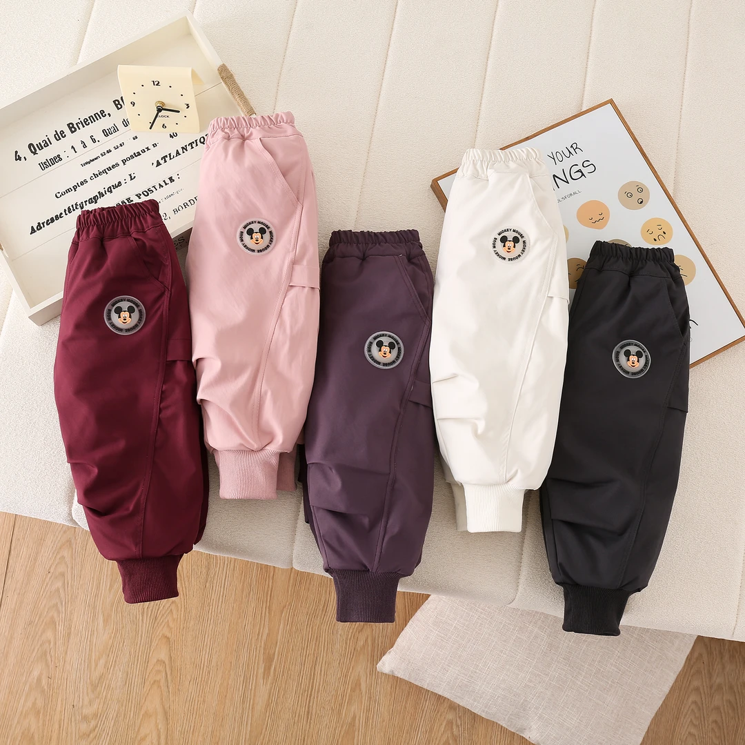 2025年新款儿童冬季加厚保暖棉裤宝宝裤子冬