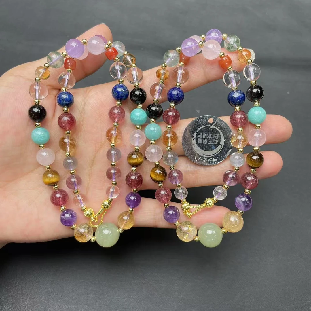 翡昱-N16-46568-726-水晶珠链/约6-11+/约37颗/-多样性发其一-C