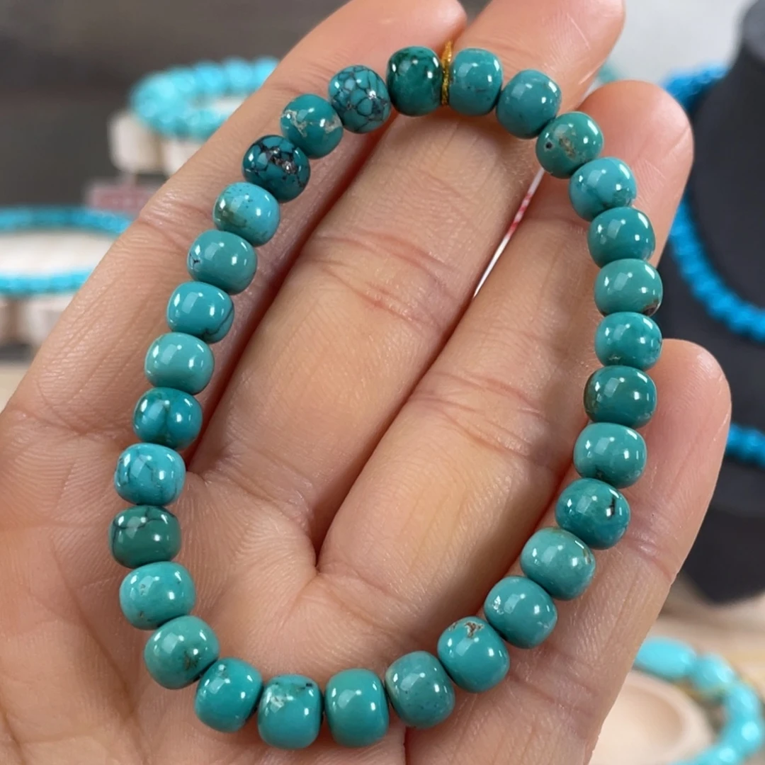 绿松石未镶嵌套链6.6mm