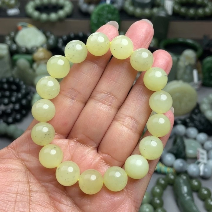 和田玉未镶嵌手链