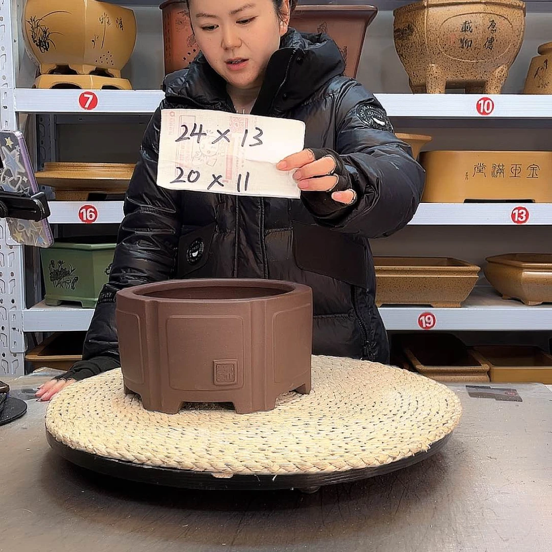 紫砂花盆紫砂花盆