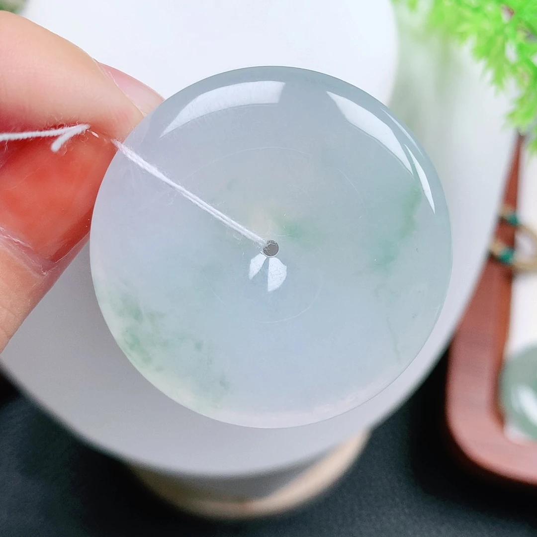 颈饰未镶嵌翡翠平安37.8-6