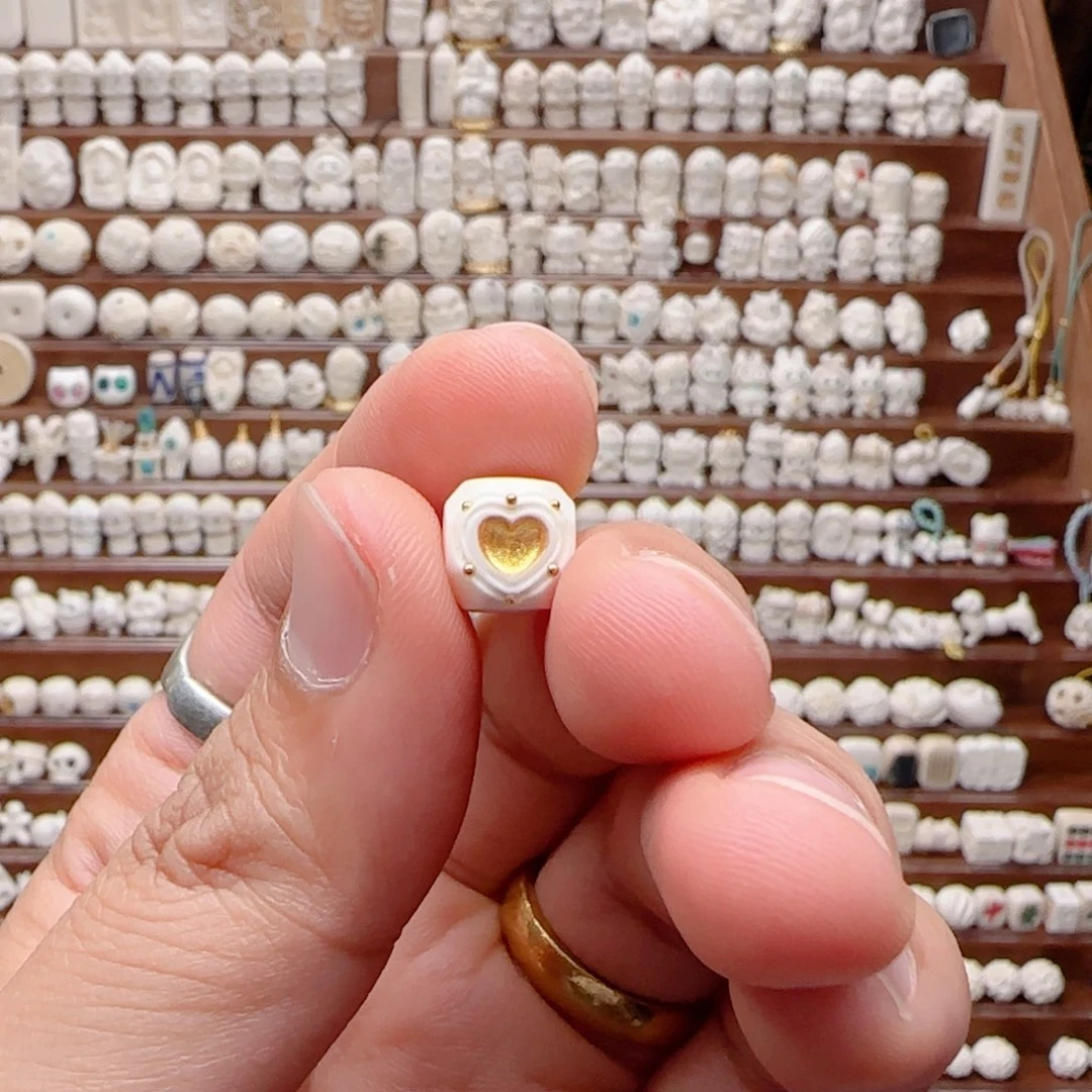 袁***静猛犸象牙其他多巴胺方爱心