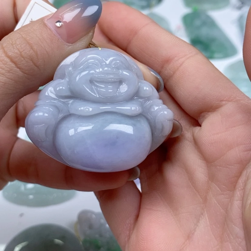【闪购商品】翡翠颈饰未镶嵌天然a货翡翠