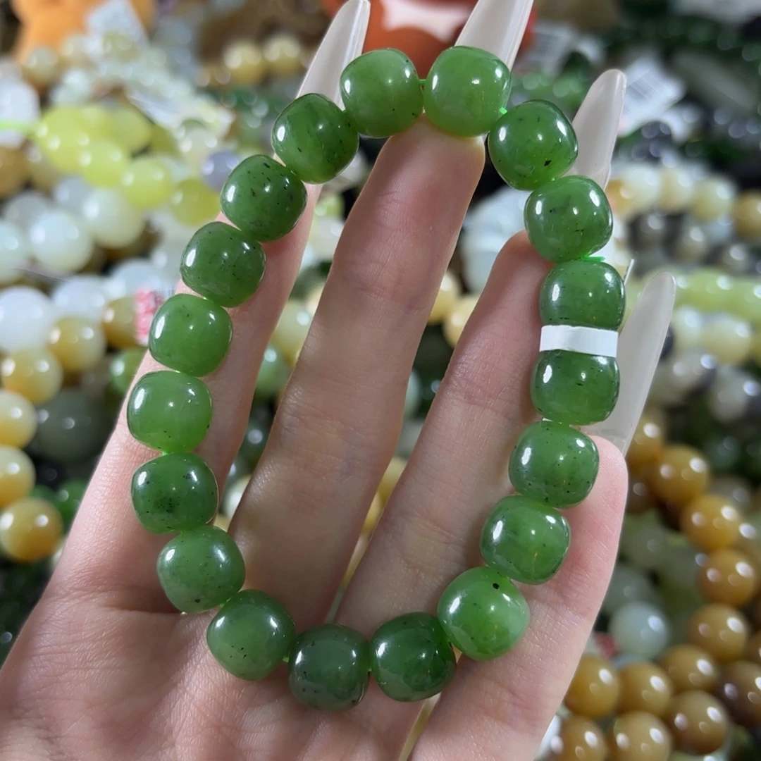 和田玉未镶嵌手链86