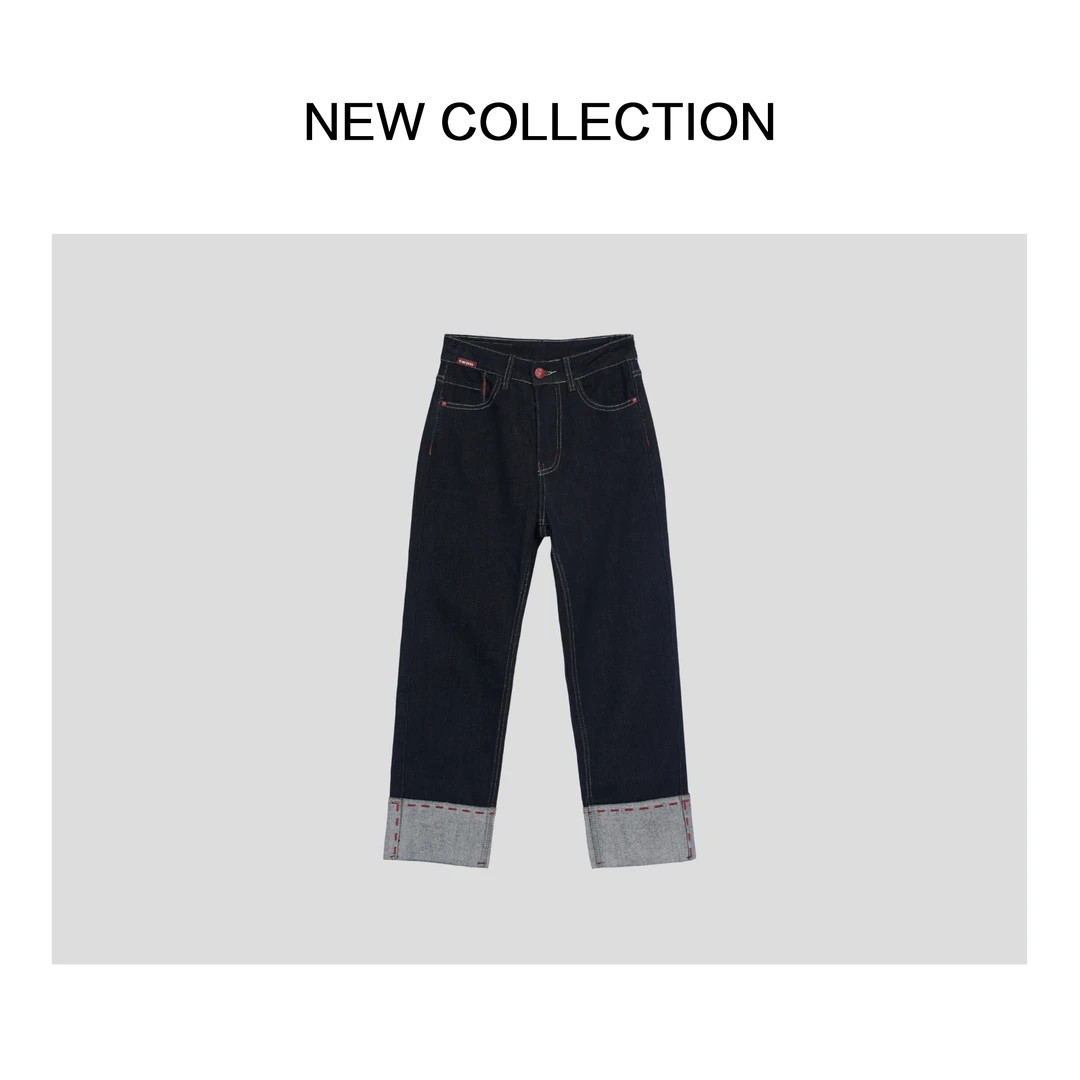 【龙哥专属】新款休闲直筒九分裤 K351307BD 07BD