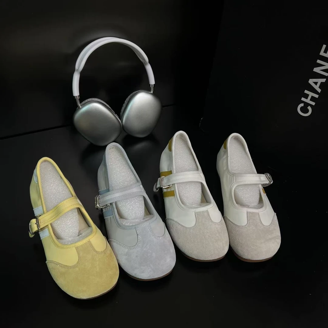 【植物学者】一字带舒适单鞋女2025夏季新款圆头软底玛丽珍017-107