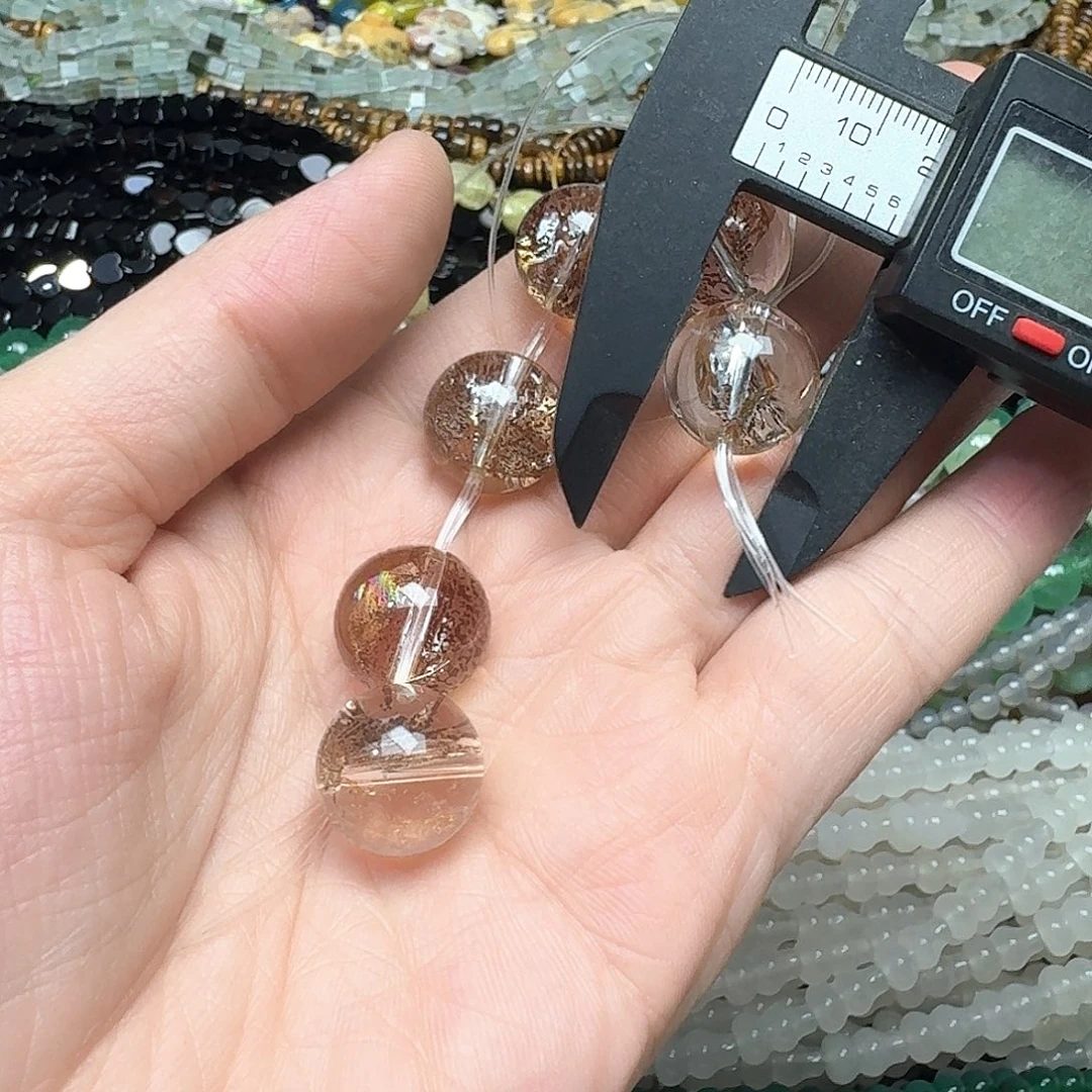 玛瑙/玉髓未镶嵌珠宝半成品一颗16mm金博胶花