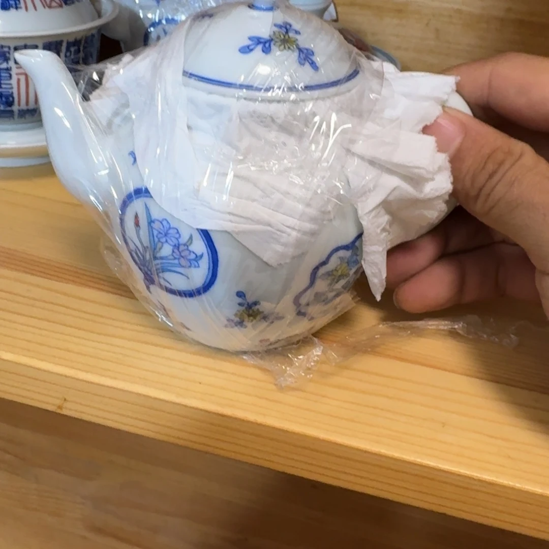 用***6瓷片当代景德镇陶瓷手绘茶具