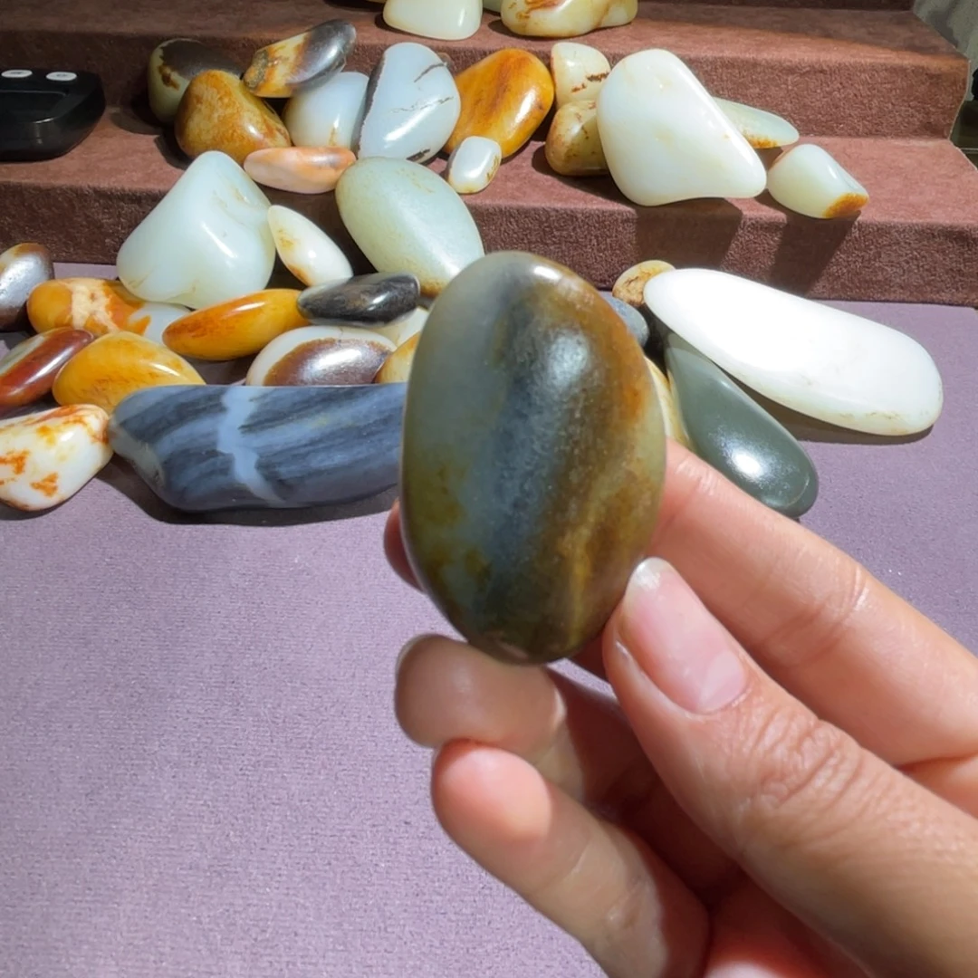 溪***憨和田玉（子料）未镶嵌挂件43.5