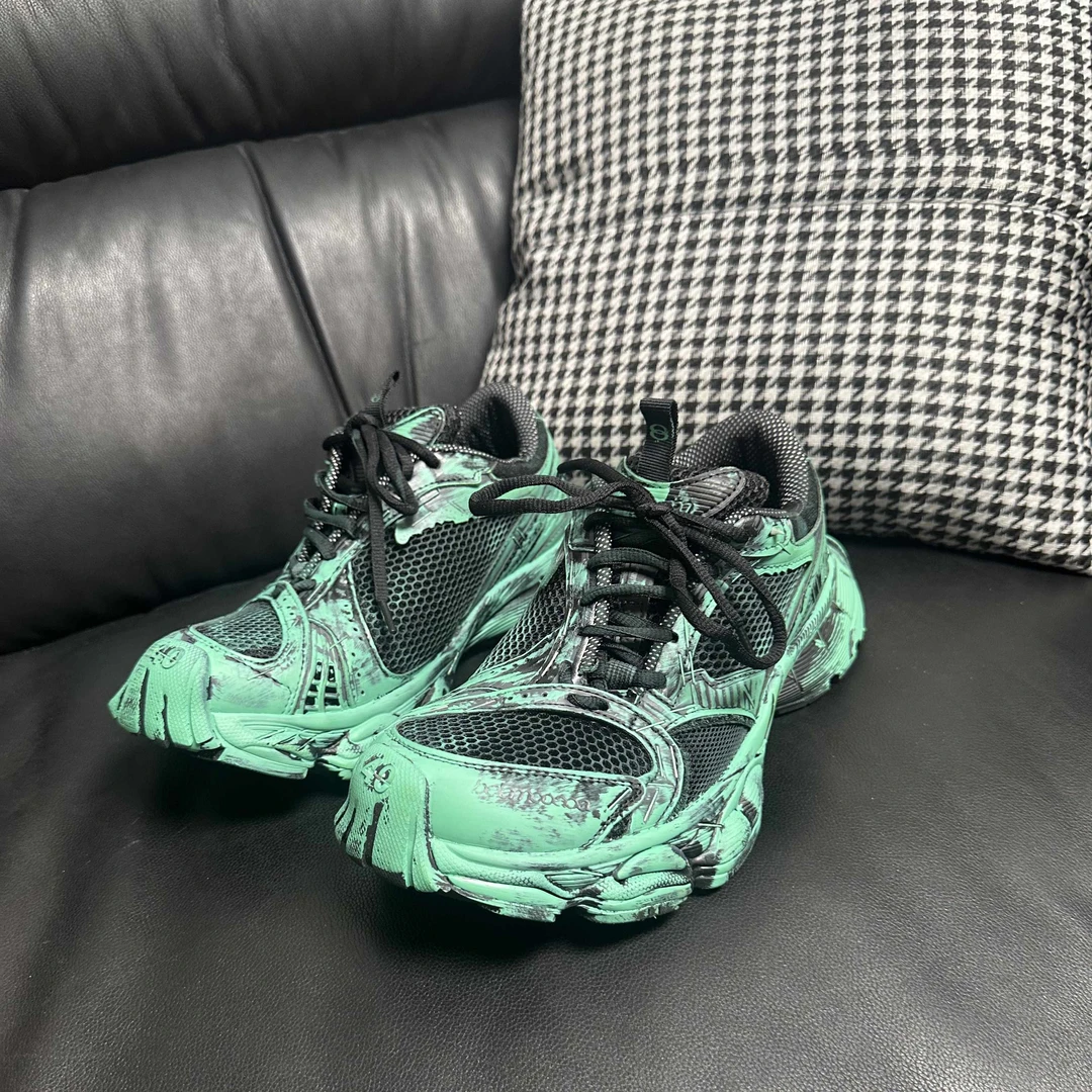 素菲迪缦时尚经典复古透气运动休闲增高2025八家订书机老爹鞋男士