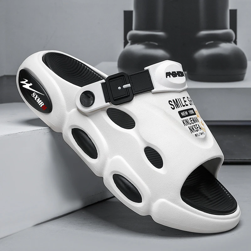 双星日常通勤防滑耐磨踩屎感沙滩拖鞋