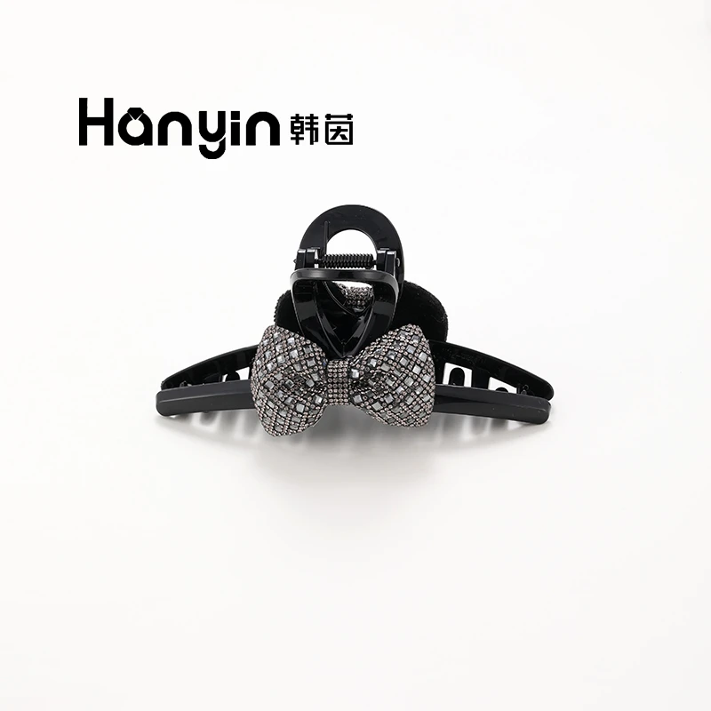 13cm韩版高品大号温柔气质蝴蝶结发夹抓夹