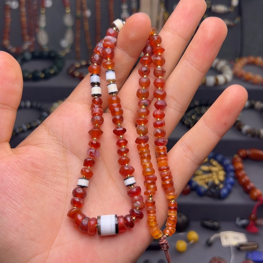 玛瑙/玉髓合金颈饰