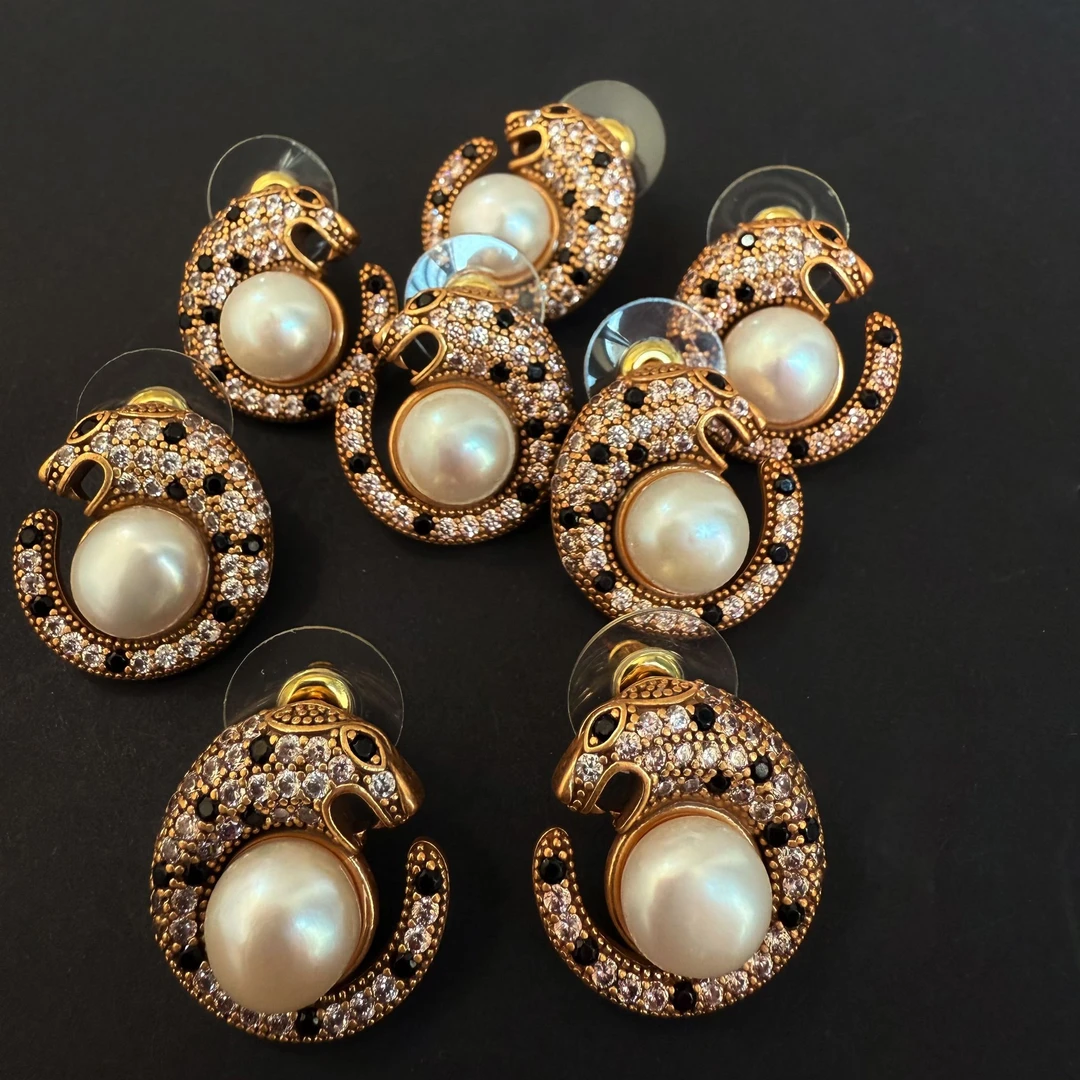 铜合金仿水晶耳饰 铜合金耳饰福利现货No退No换【WRR2180】